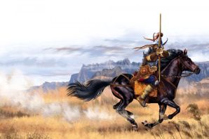 Джигит на коне