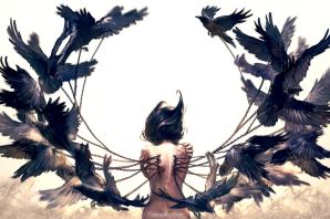 Летящий ворон