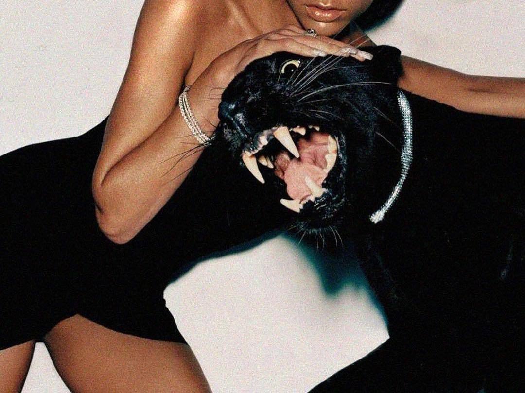 Девушка пантера