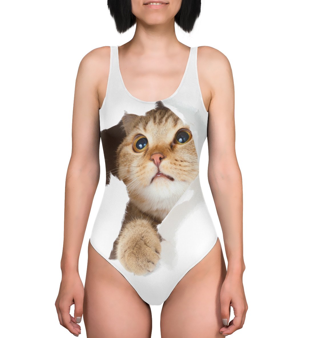 Котик в купальнике