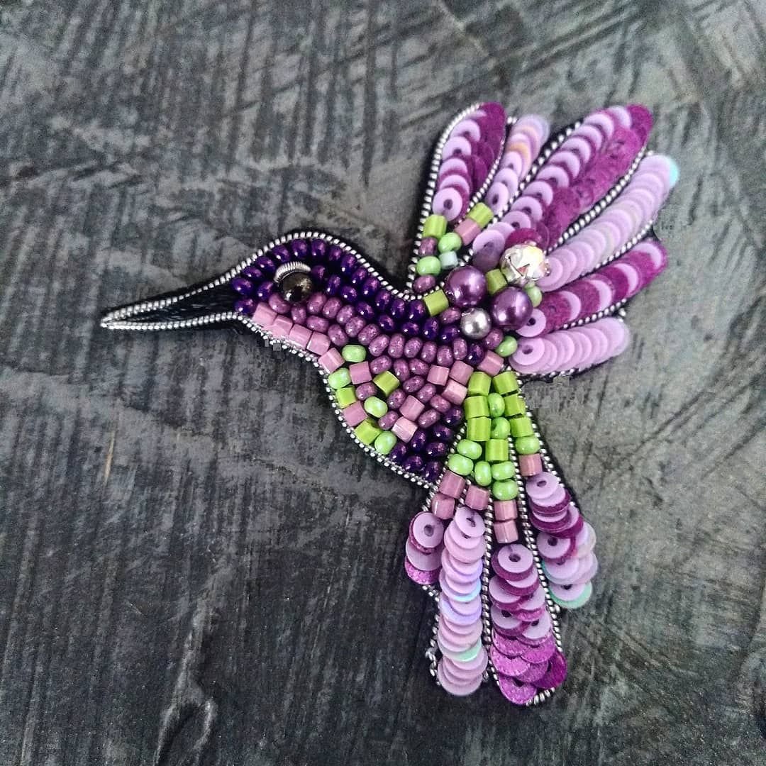 Kvasilisa броши Колибри