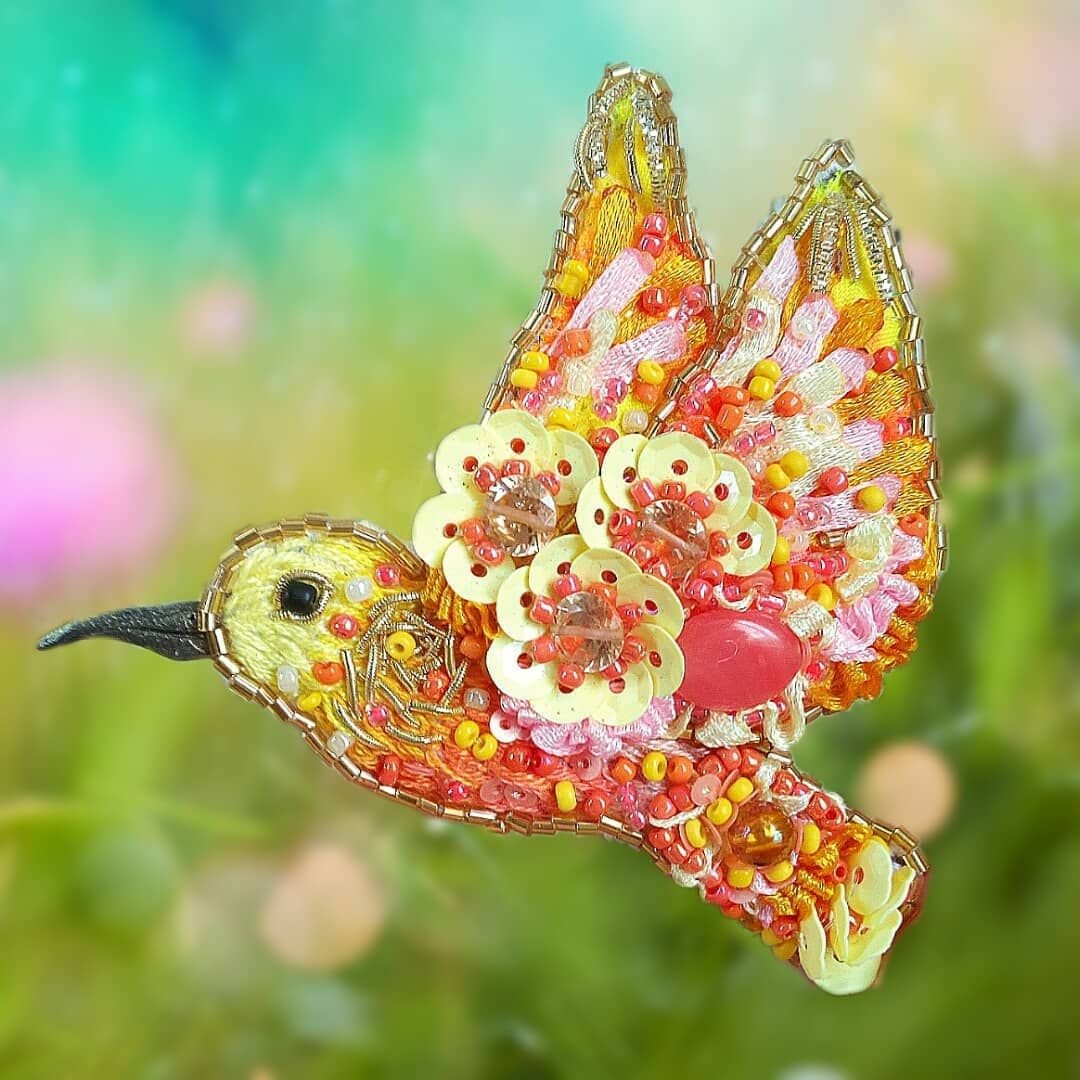 Брошь Колибри Юлии Гориной