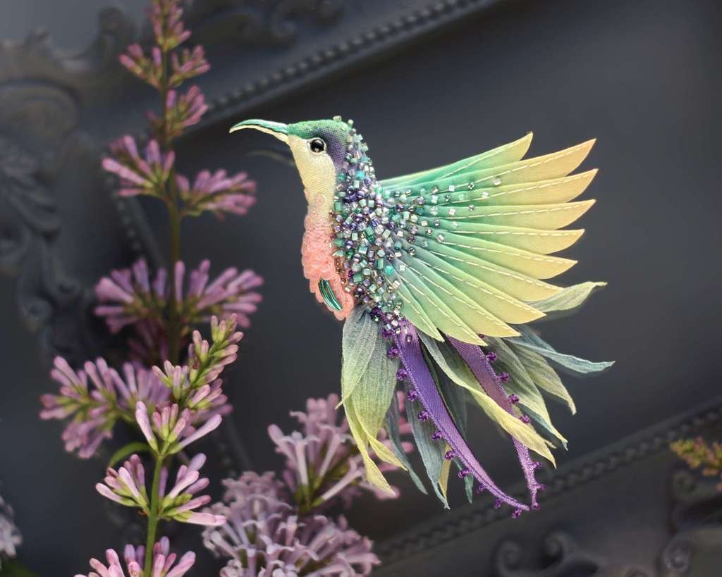 Kvasilisa броши Колибри