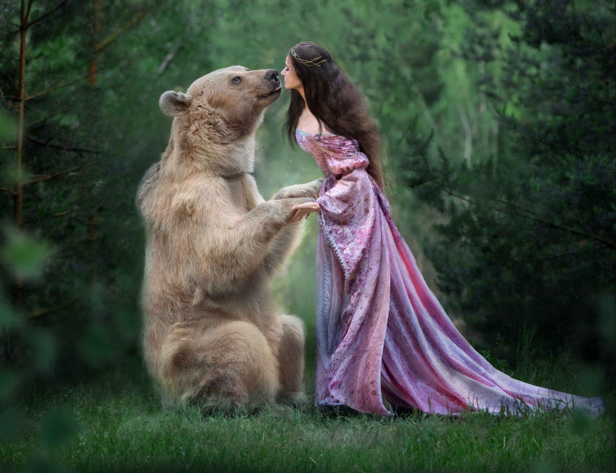 Фотосессия с медведем Степаном