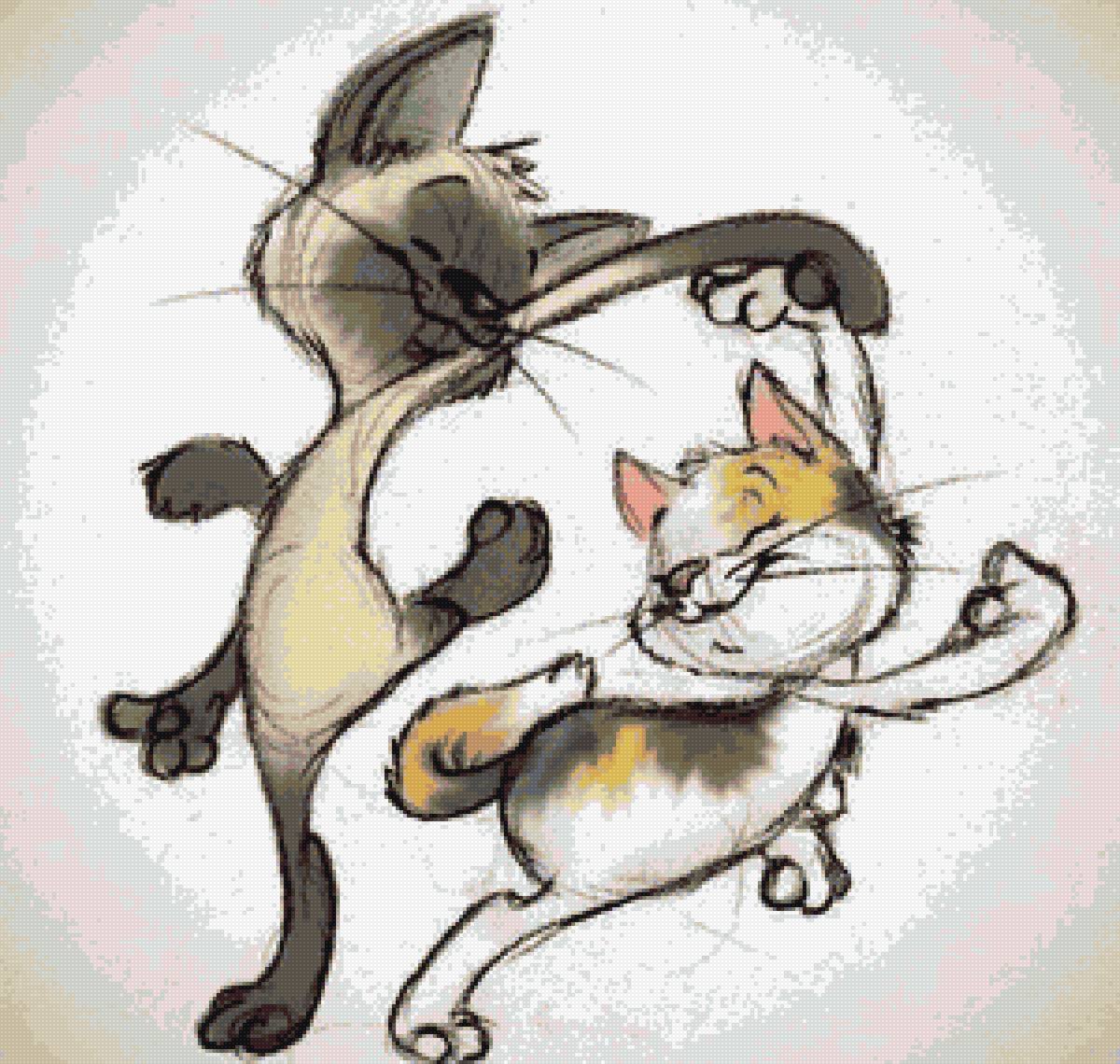 Забавные котята рисунки