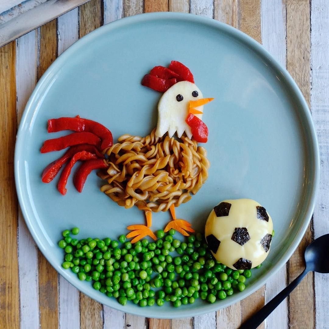 Смешная курица