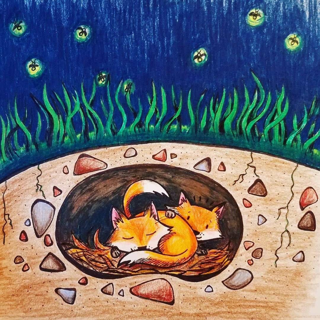 Животные в лесу зимой