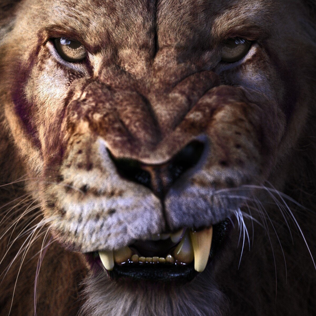 Львиный оскал