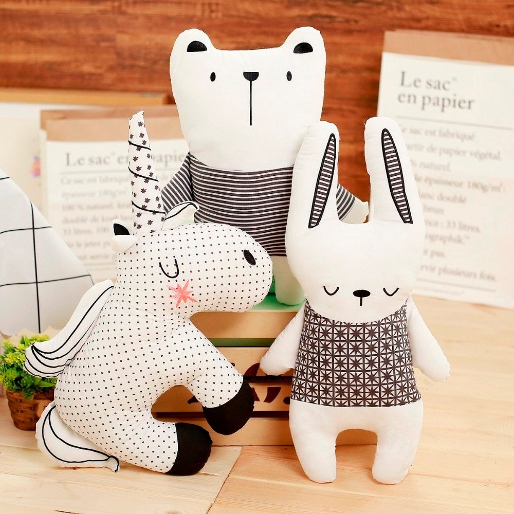 Мягкие игрушки в скандинавском стиле