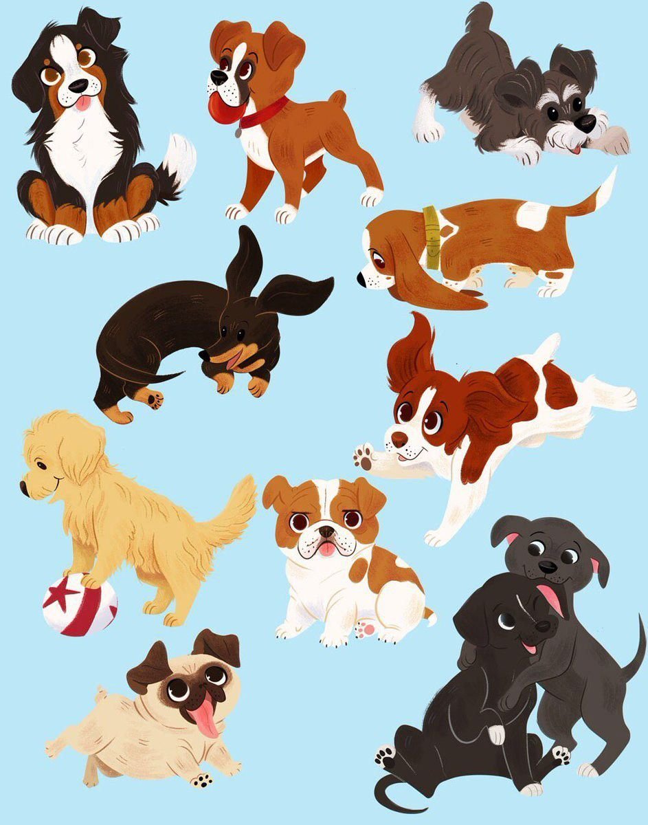 Мультяшные собаки