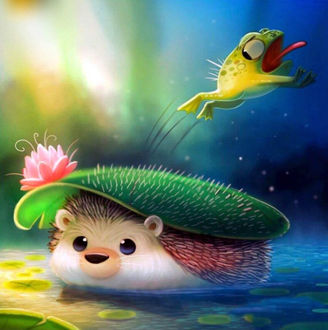 Ежик в шляпке