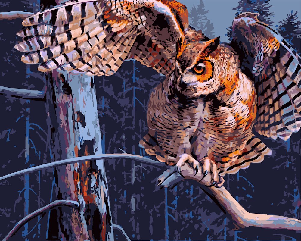 Мистическая Сова в полете