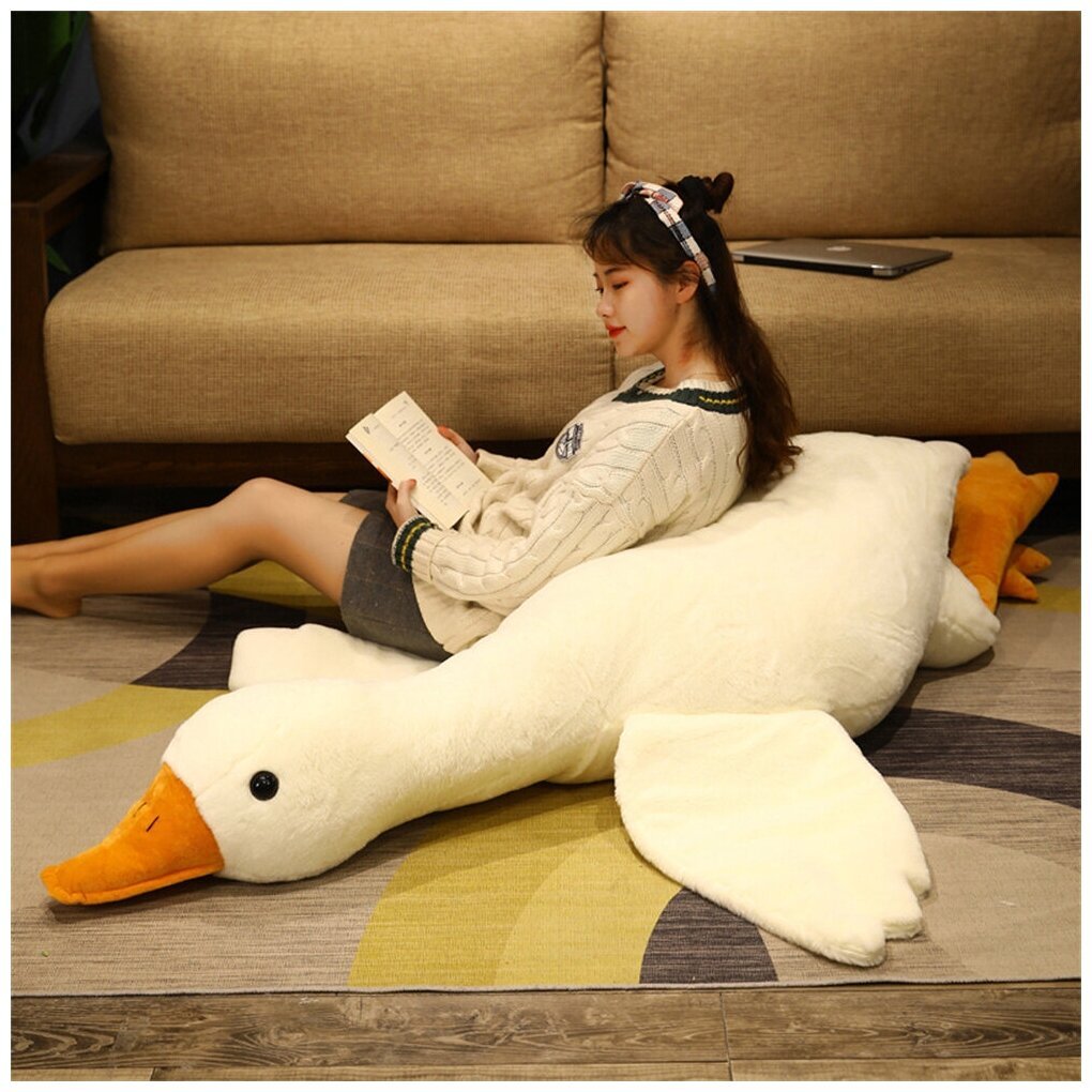 Гусь обнимашка игрушка