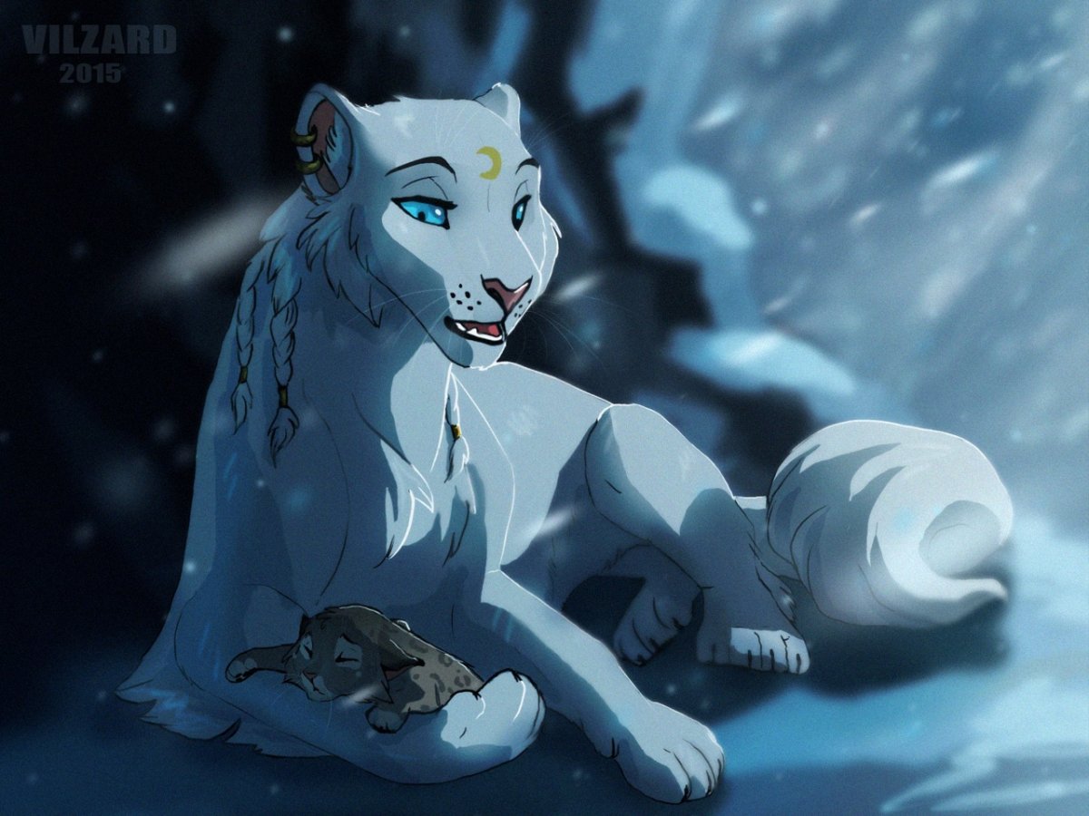 Пантера альбинос