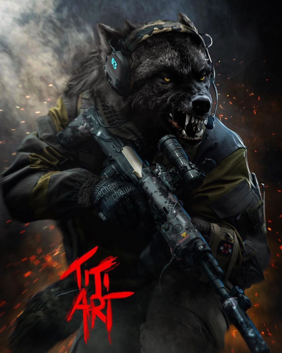 Животные военные арт