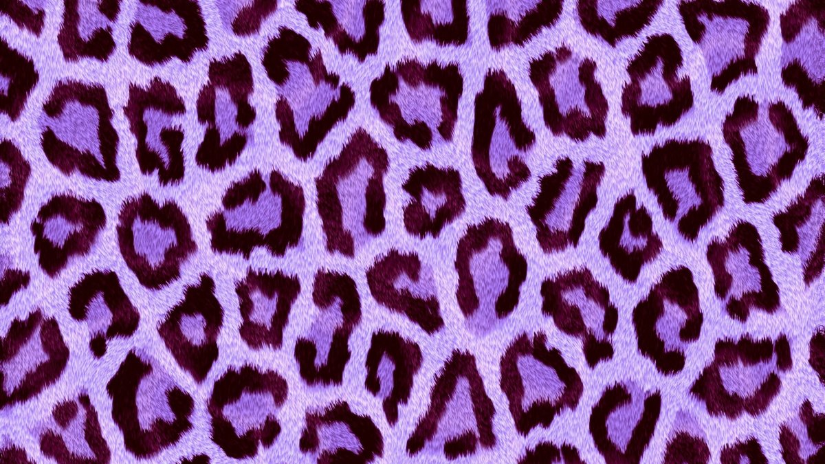 Фиолетовый леопардовый принт