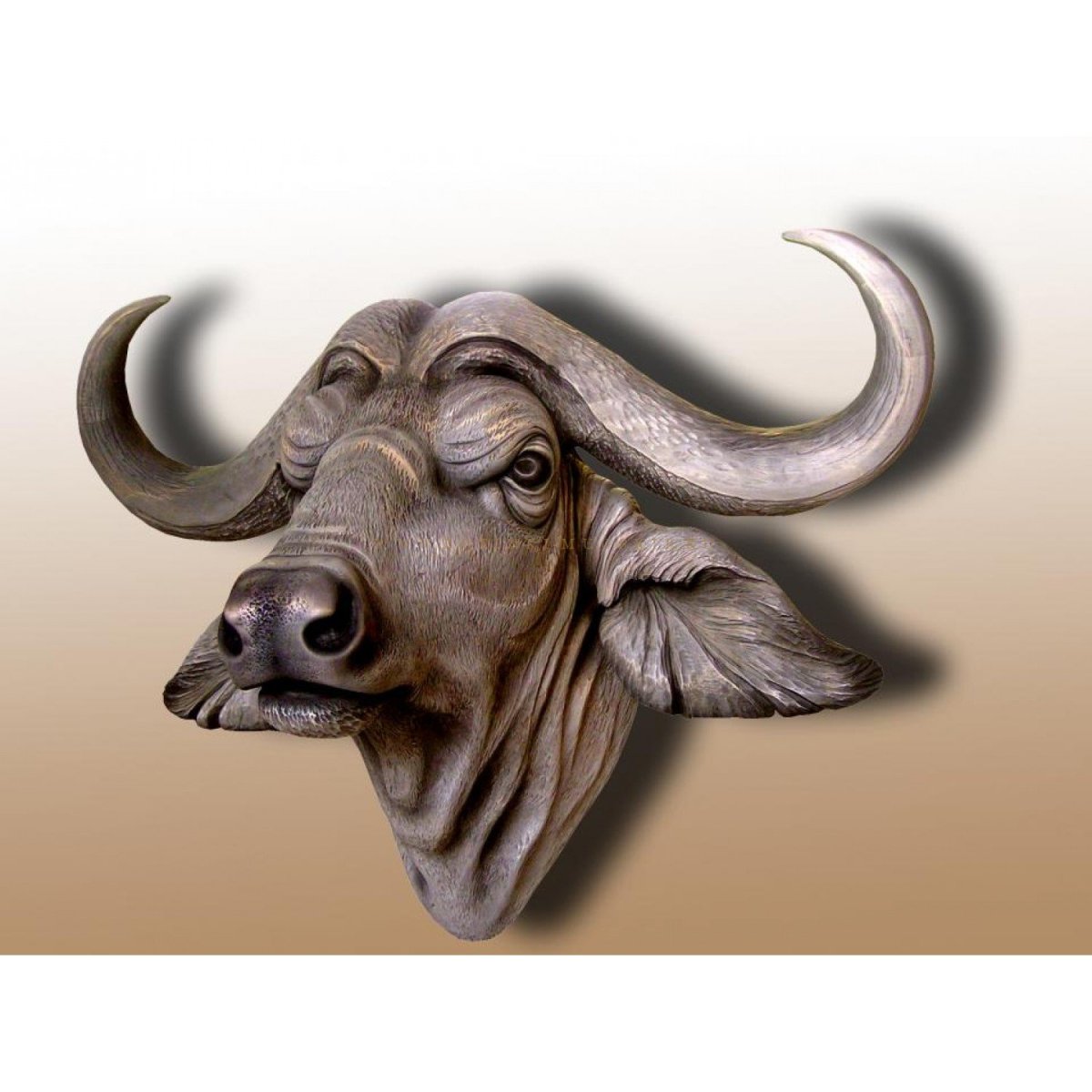 Голова быка скульптура