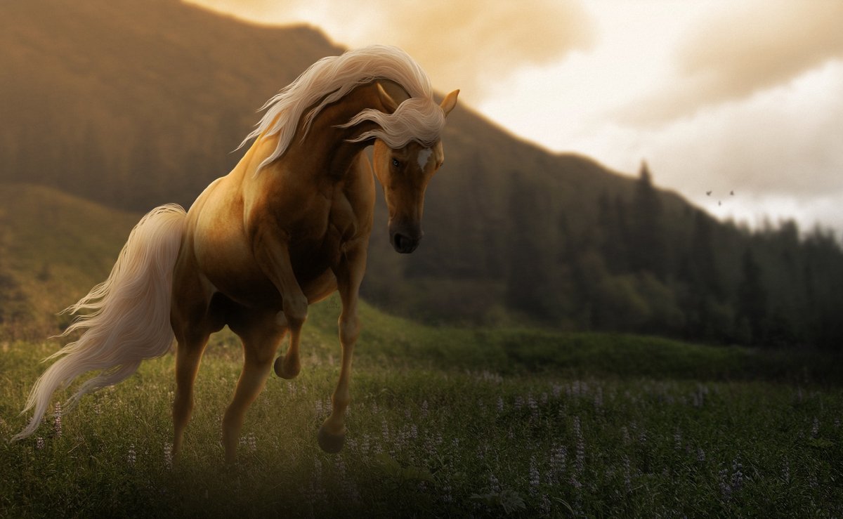 Алтайская Горная лошадь