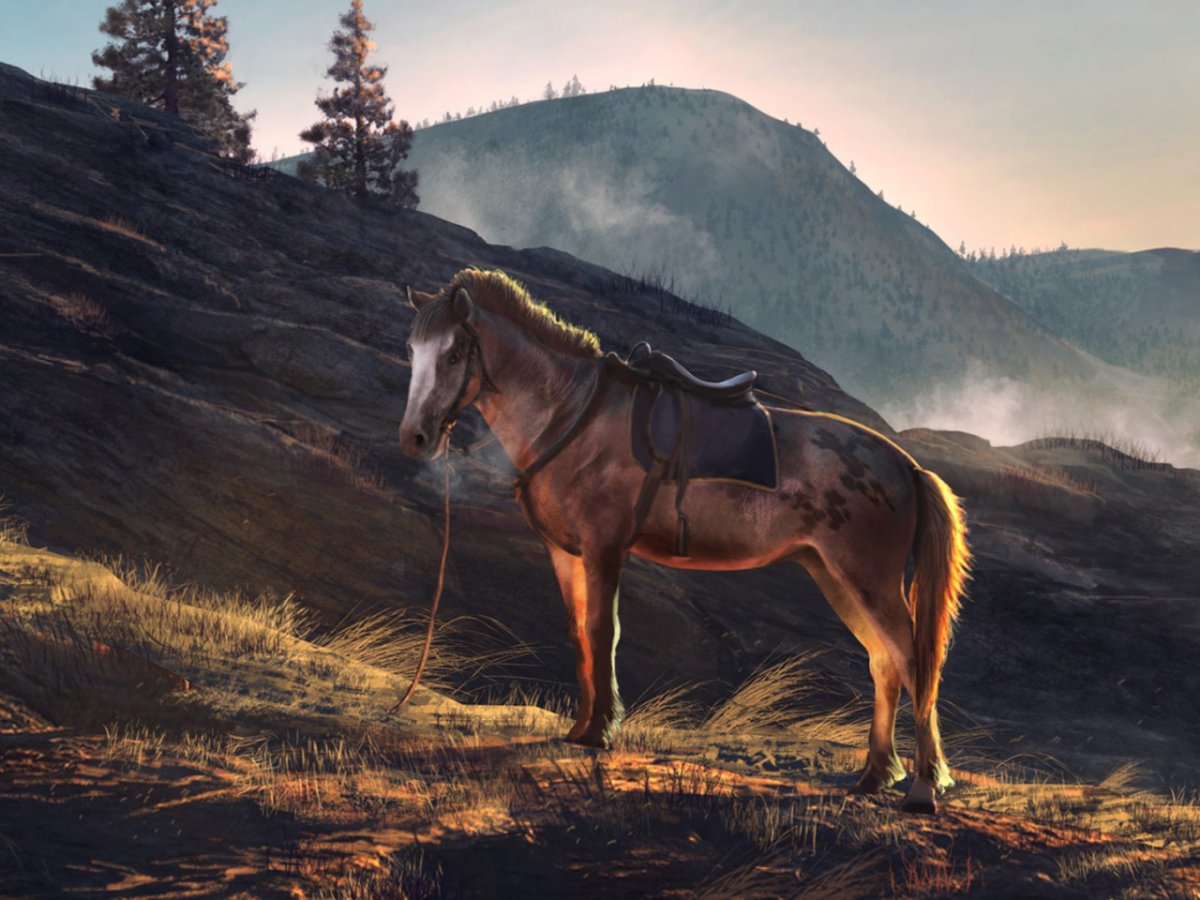 Природа горы лошади