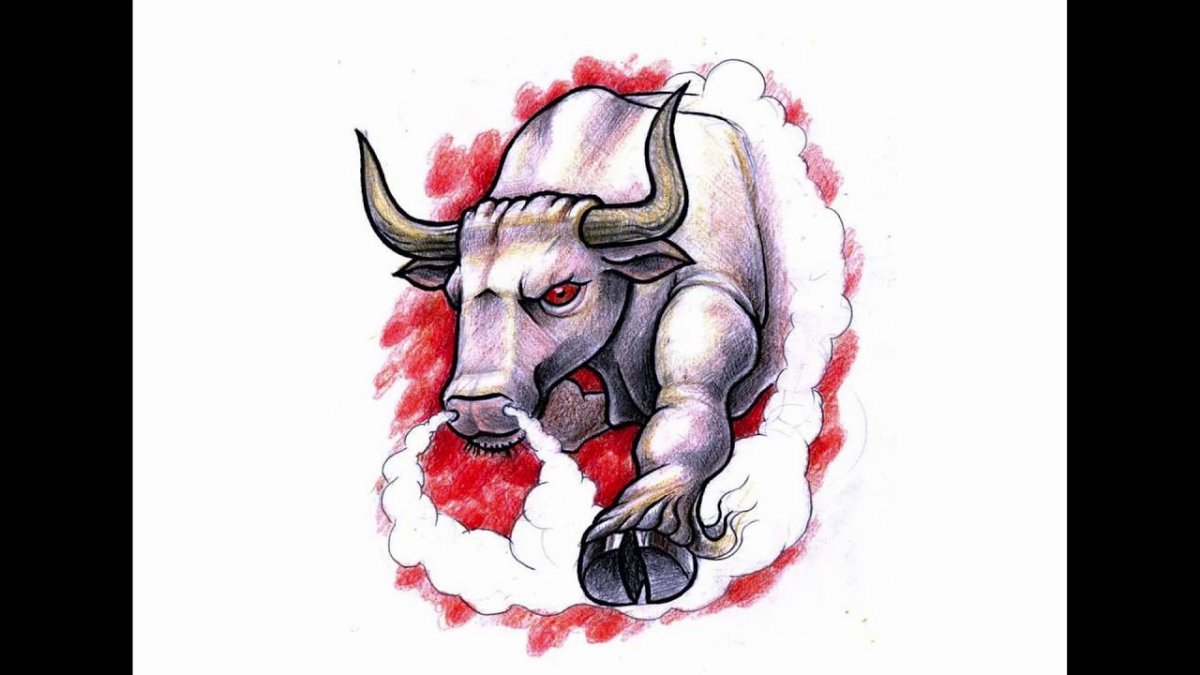 Таурус бык арт