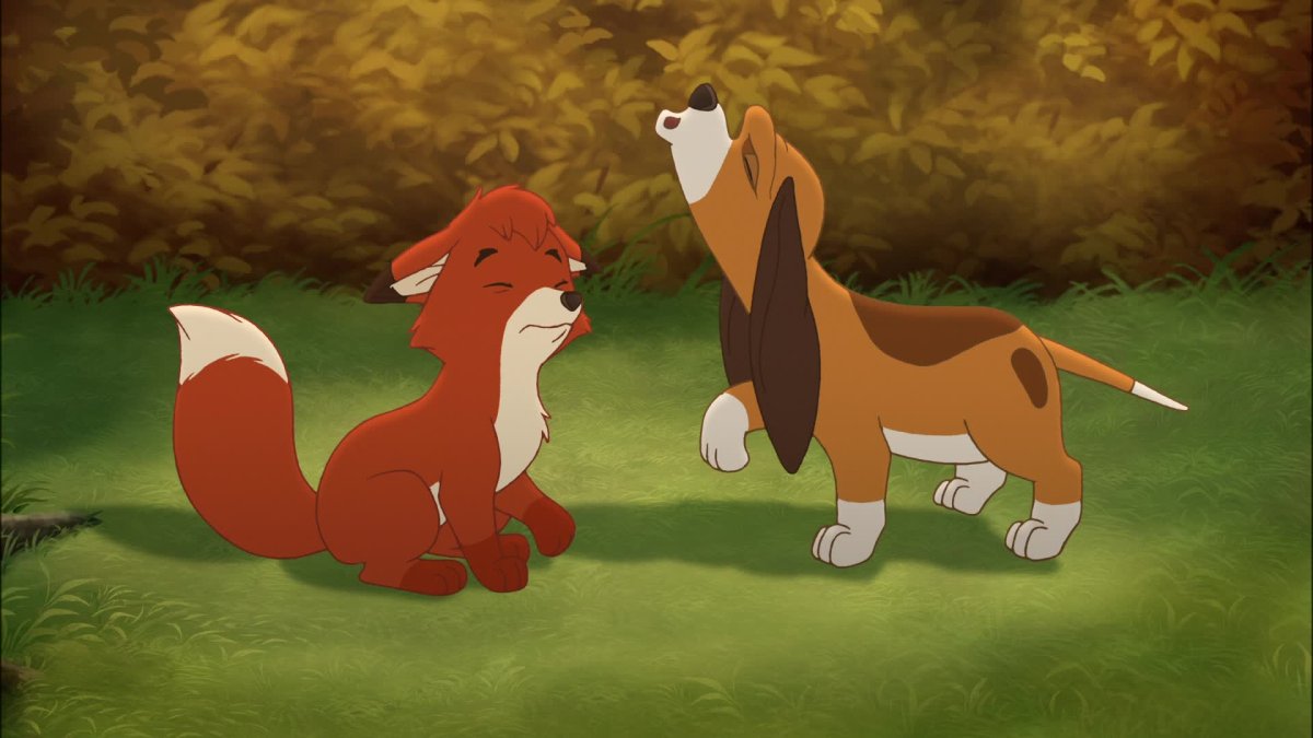 Лис и пёс Тод и Коппер