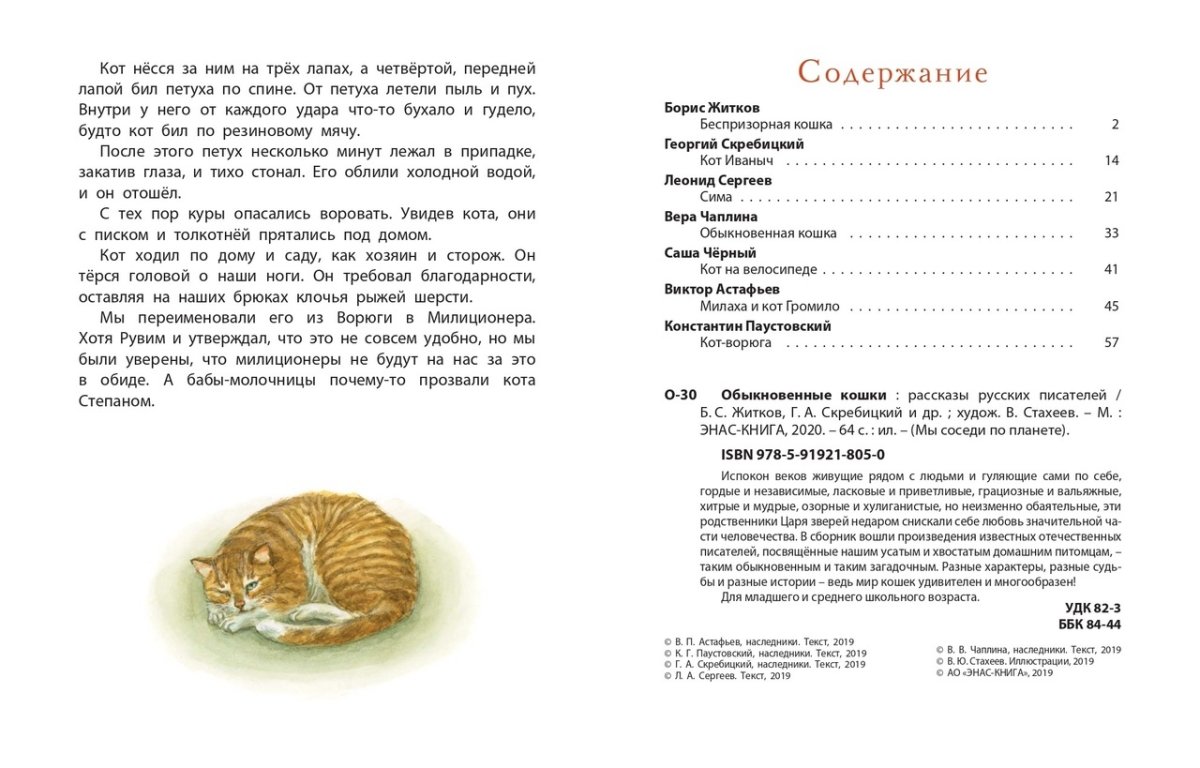 Пришвин Жулька и кот