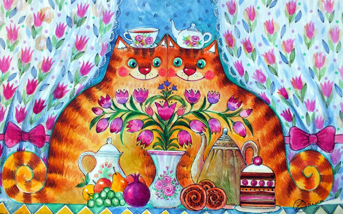 Котенок с Ёжиком