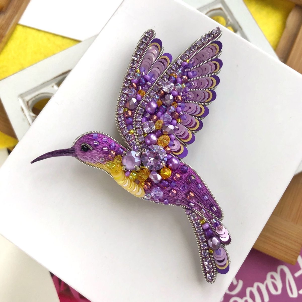 Брошь Колибри Юлии Гориной