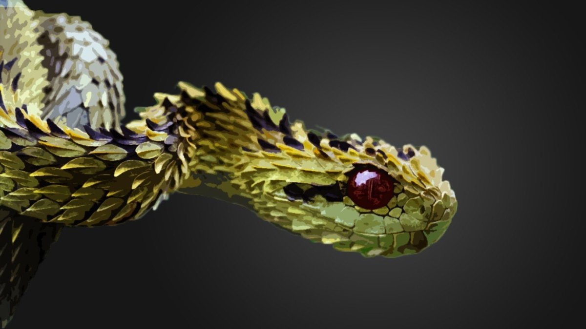 Древесная гадюка змея