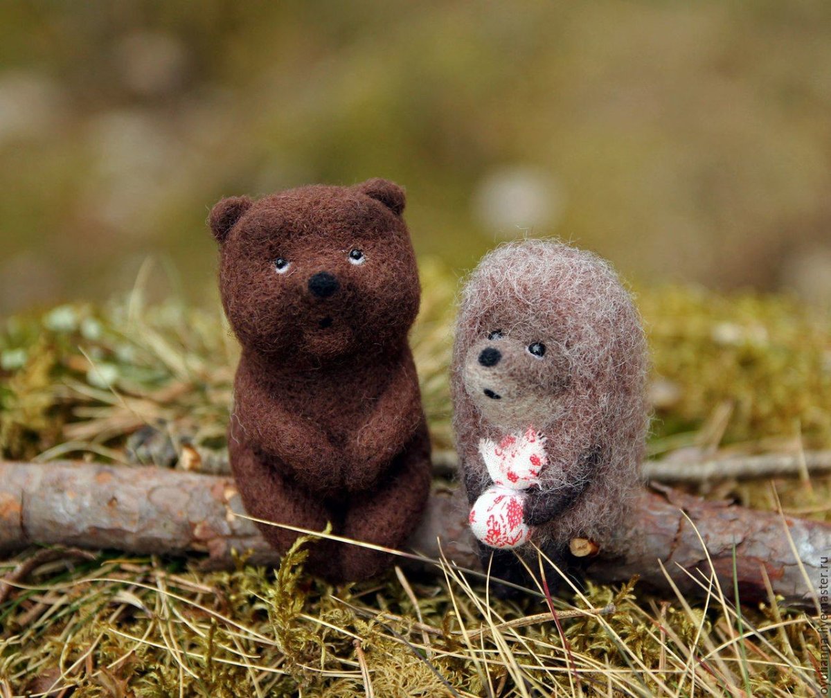 Ежик и Медвежонок игрушки
