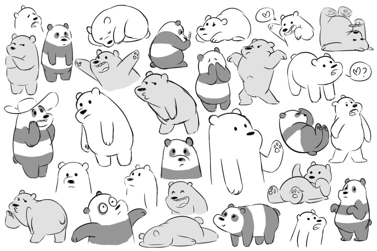 Маленький белый Медвежонок