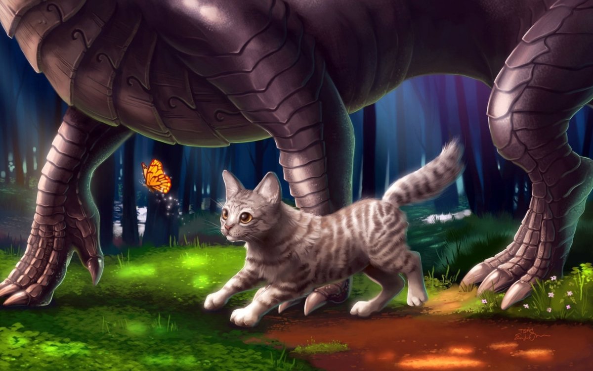 Фамильяр котодракон