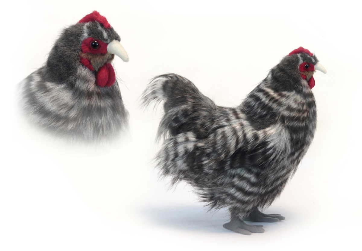 Ханса серая курица 30 см