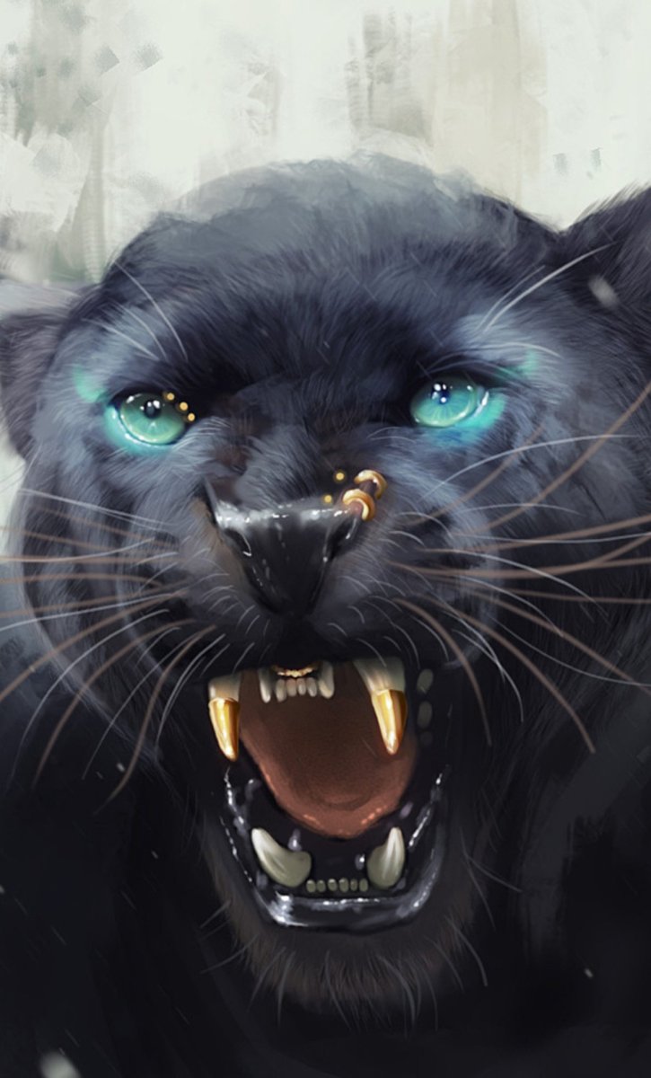 Пантера с синими глазами