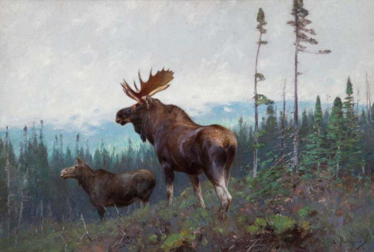 Robert Bateman Лось