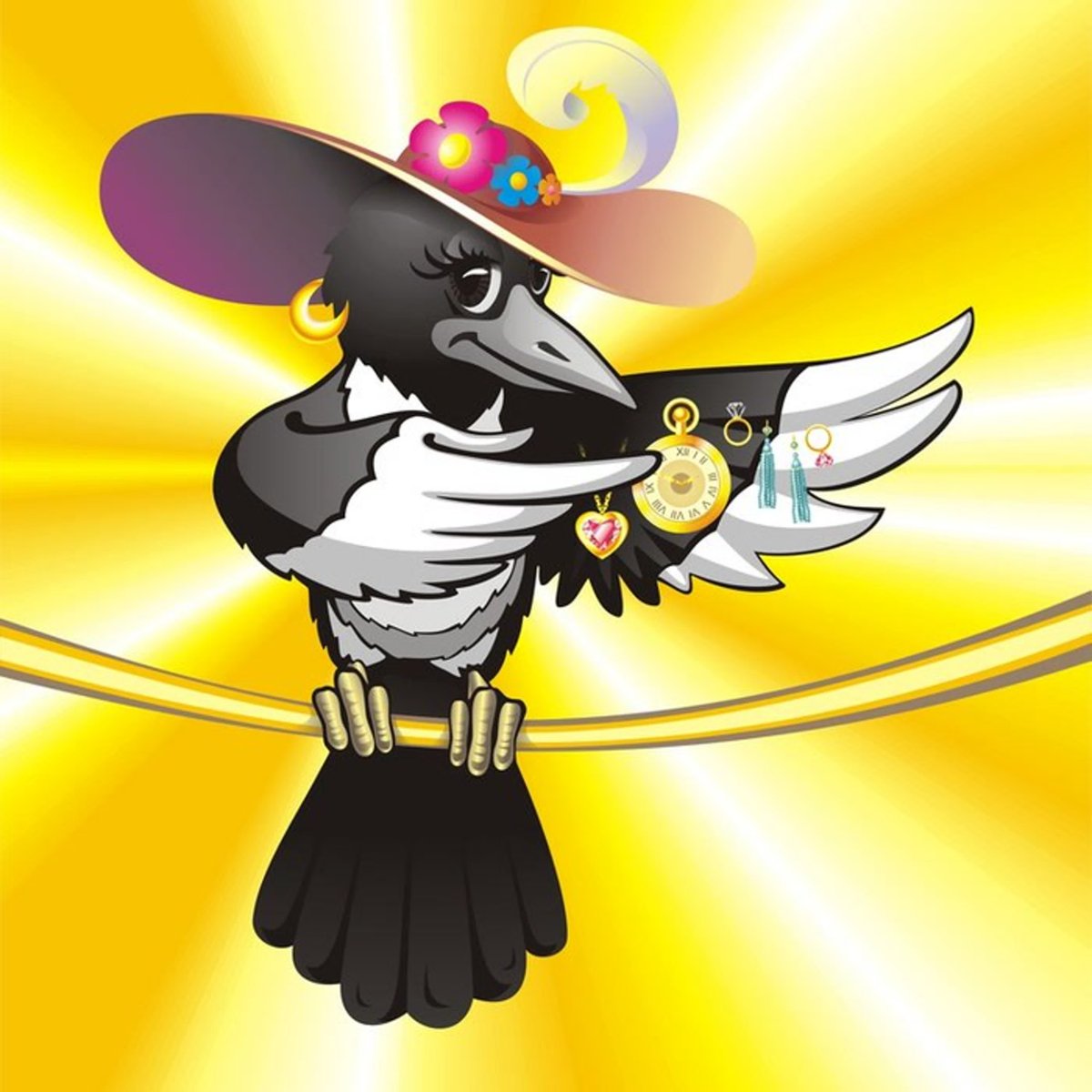 Сорока белохвостая