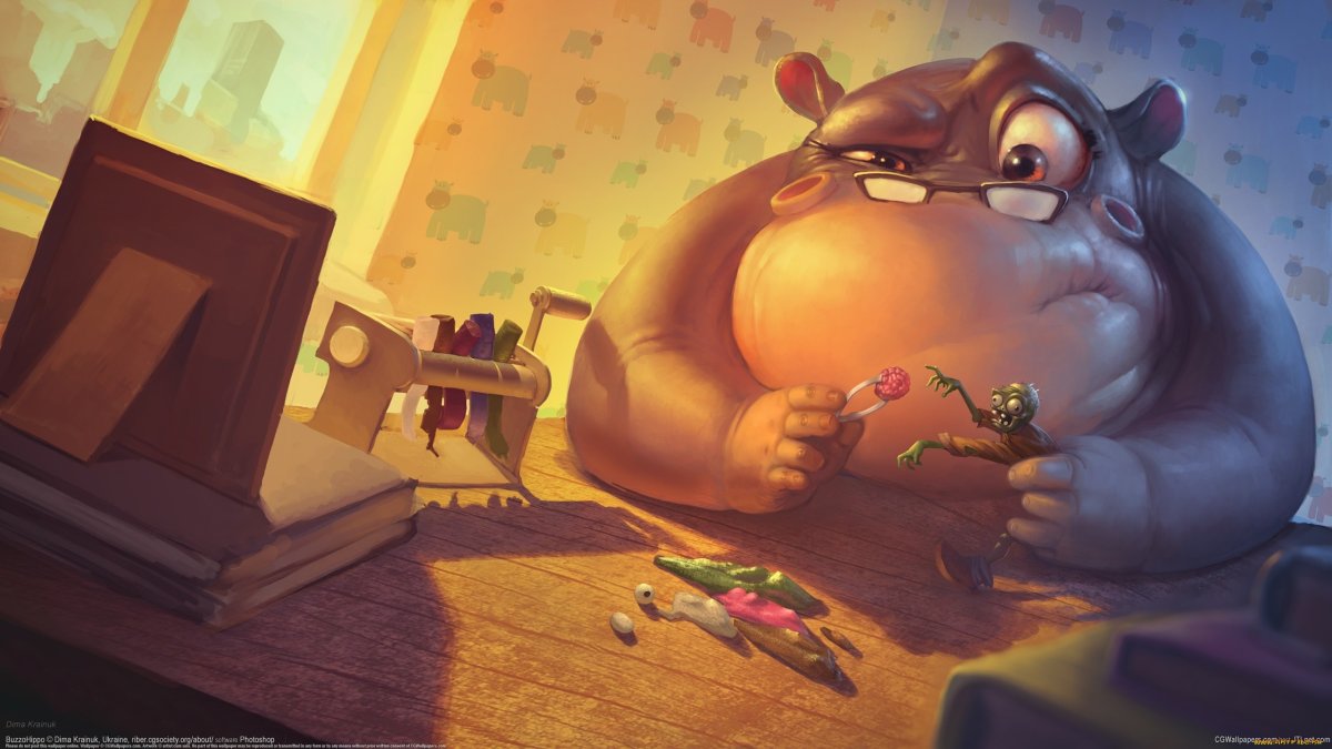 Бегемотик арт