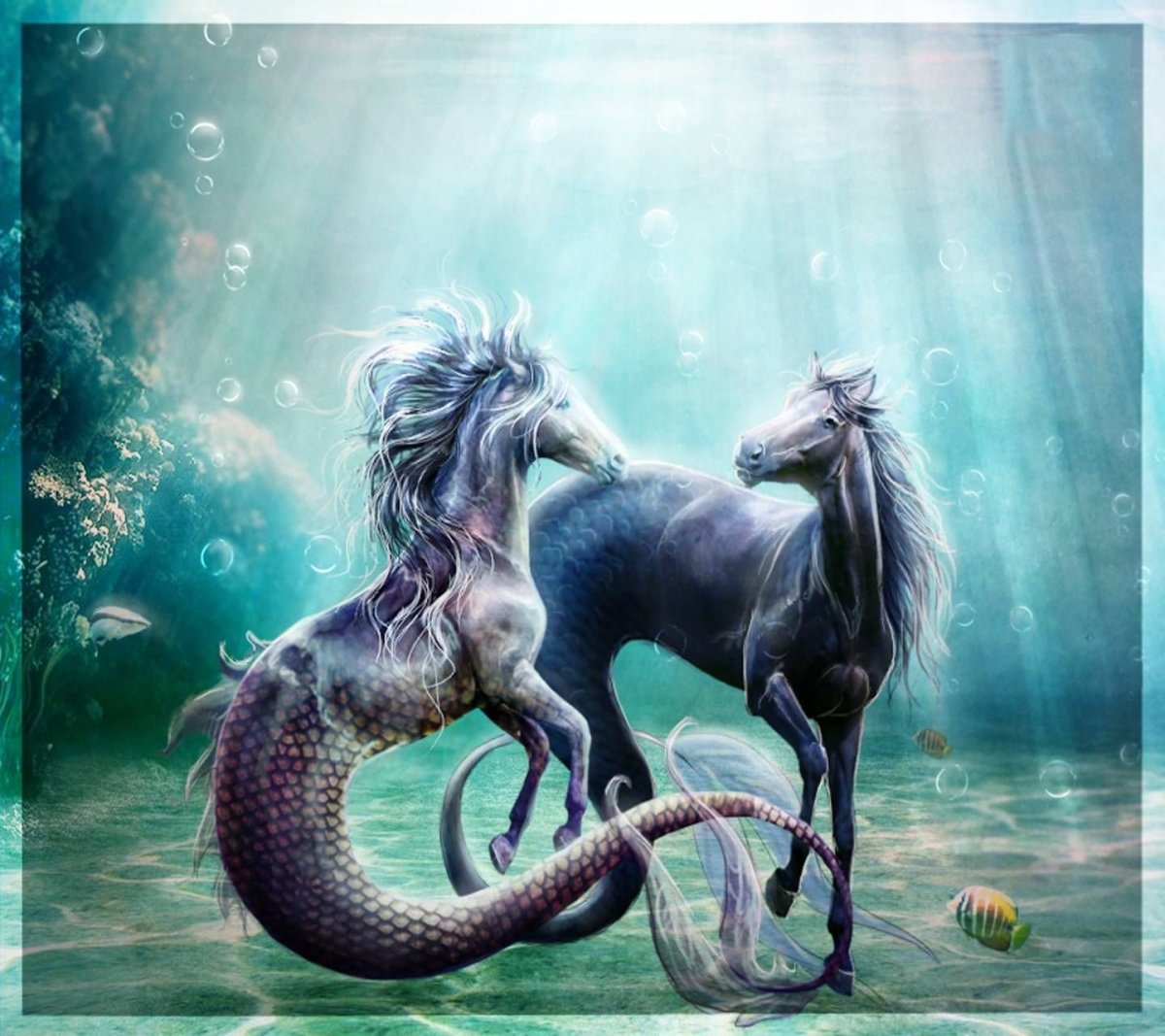 Келпи лошадь Гиппокампус