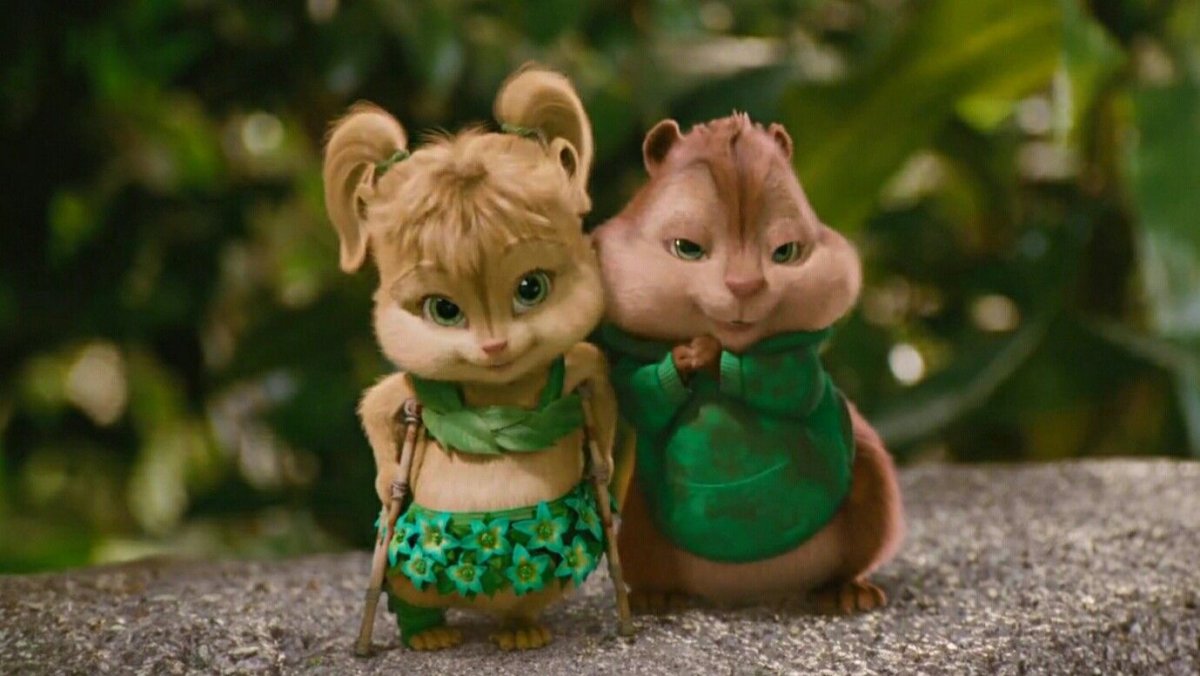 Бурундушка в зеленом