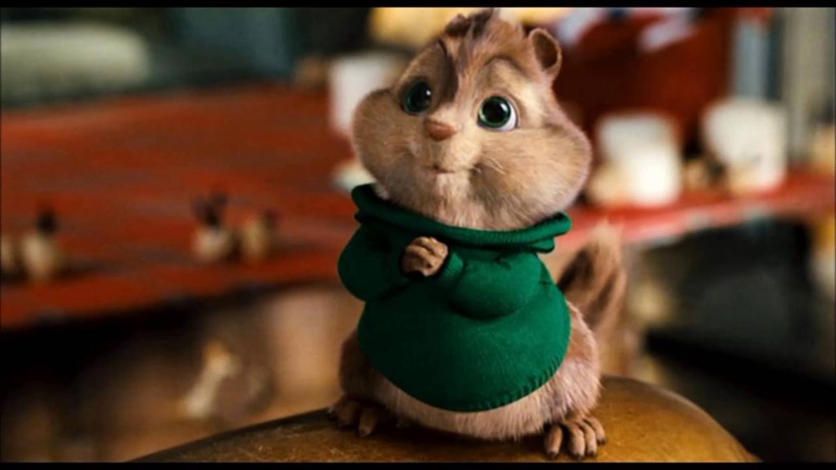 Теодор из мультика Элвин и бурундуки