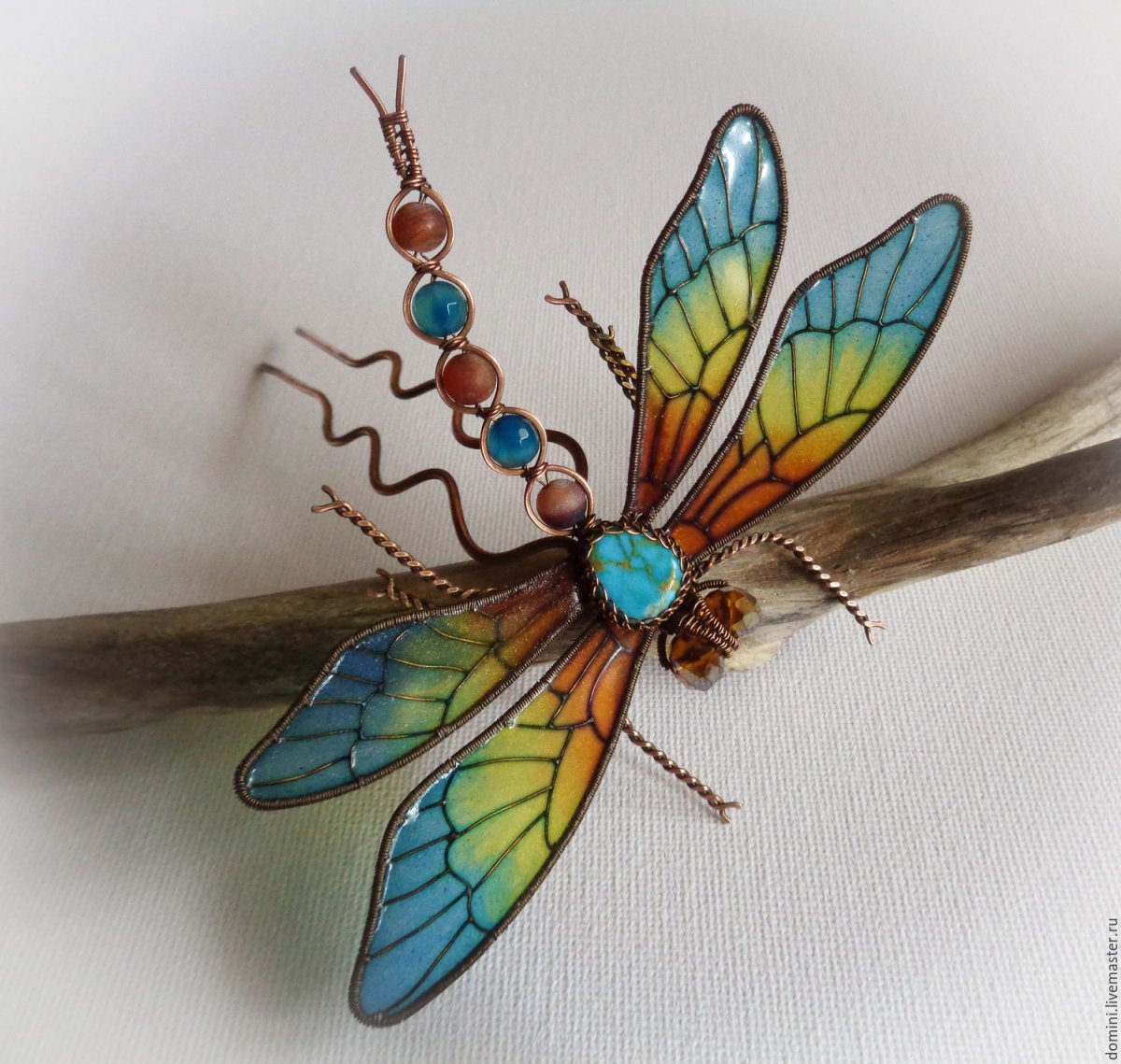 Стрекоза цветная