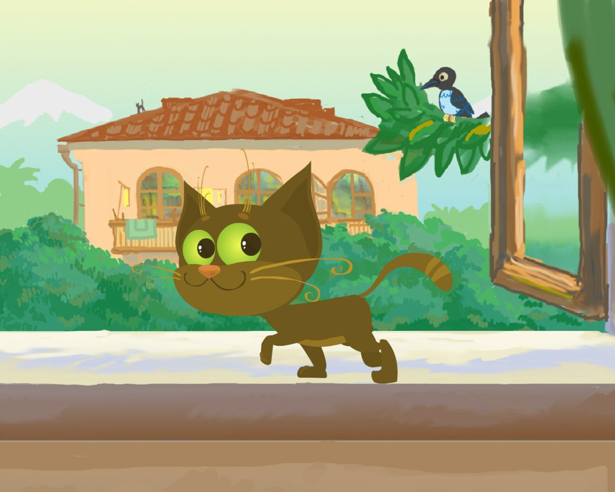 Приключения маленького котенка