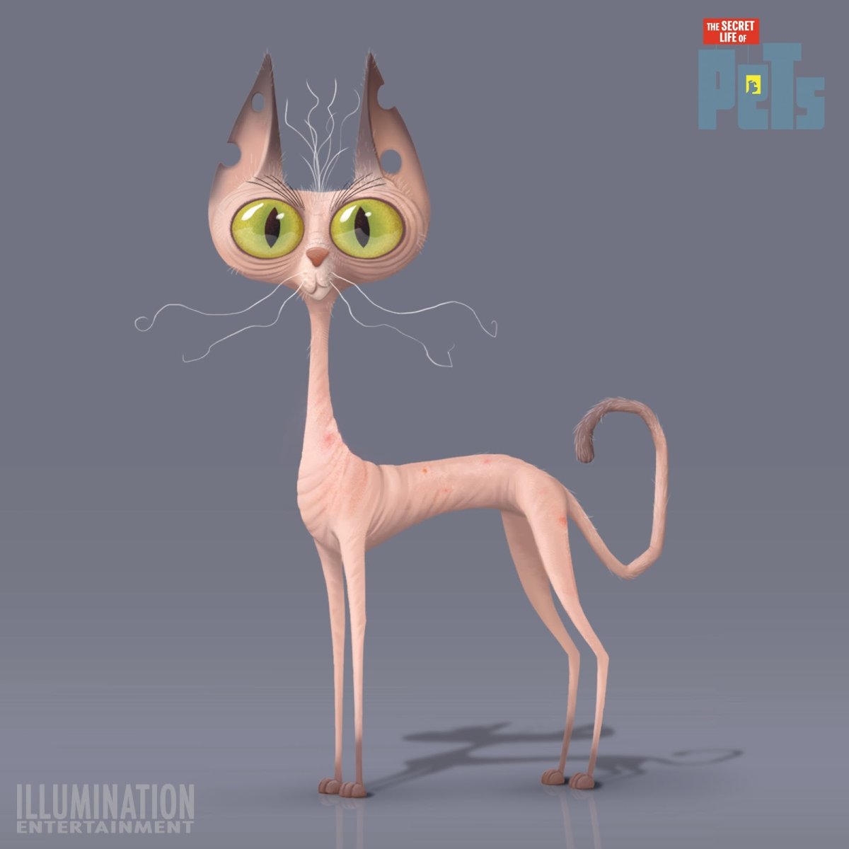 Худой герой из мультика