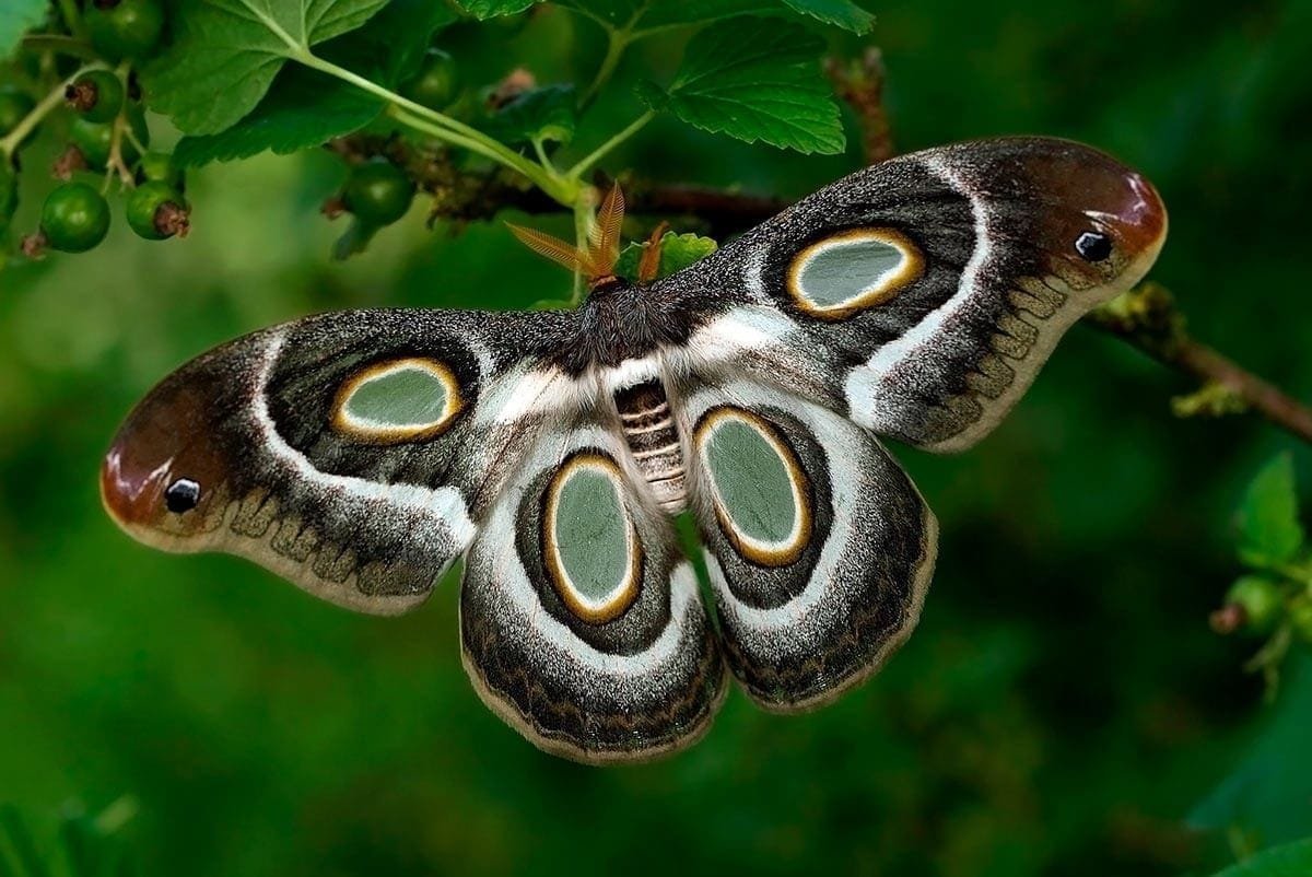 Китайская дубовая Павлиноглазка