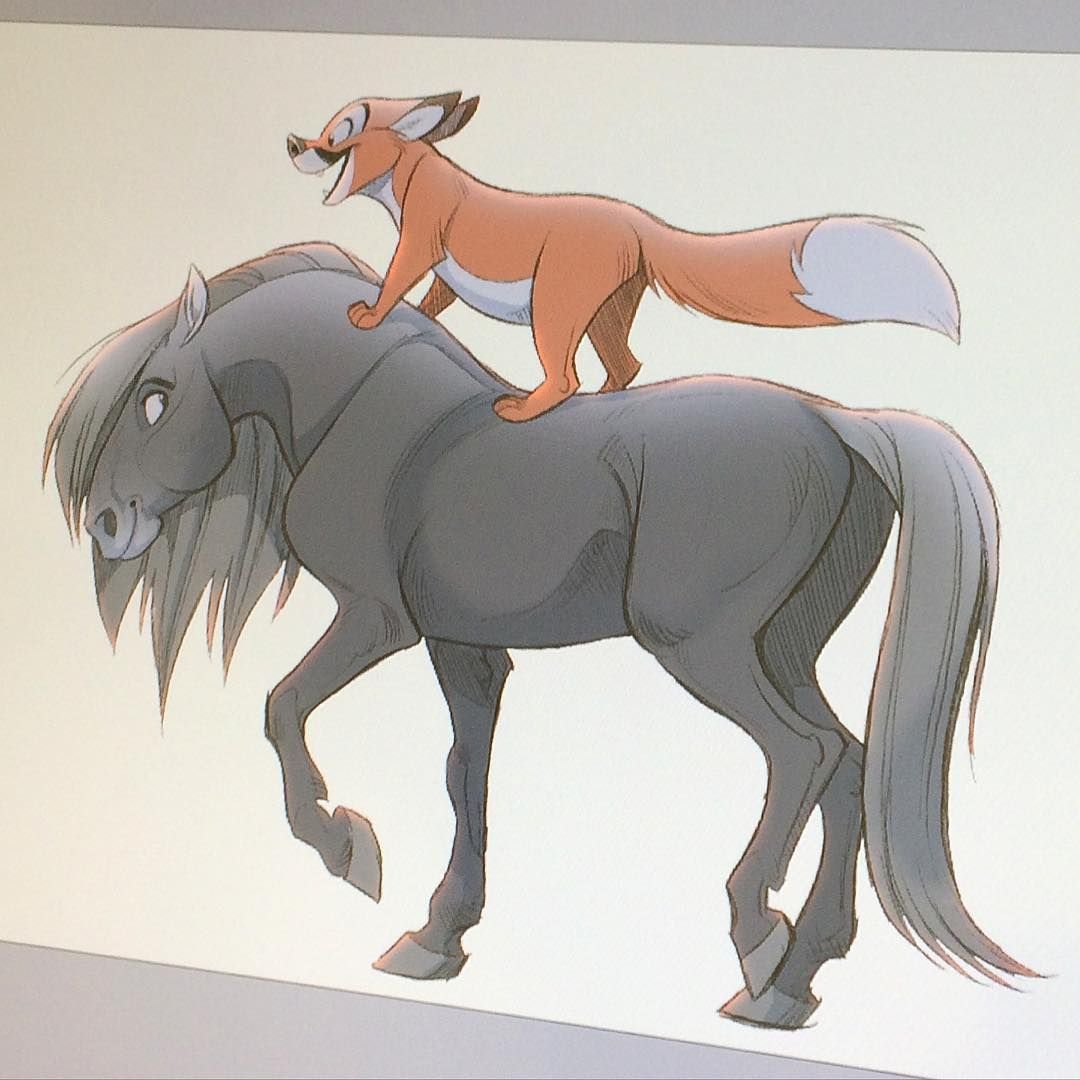 Лиса и лошадь