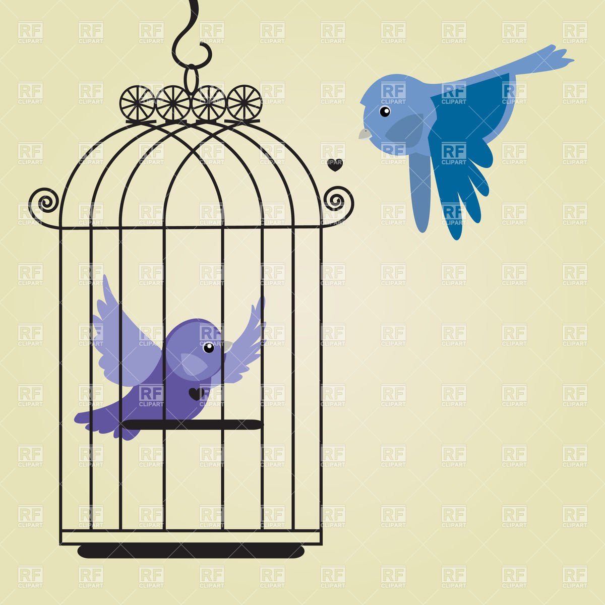 Красивая клетка для птиц