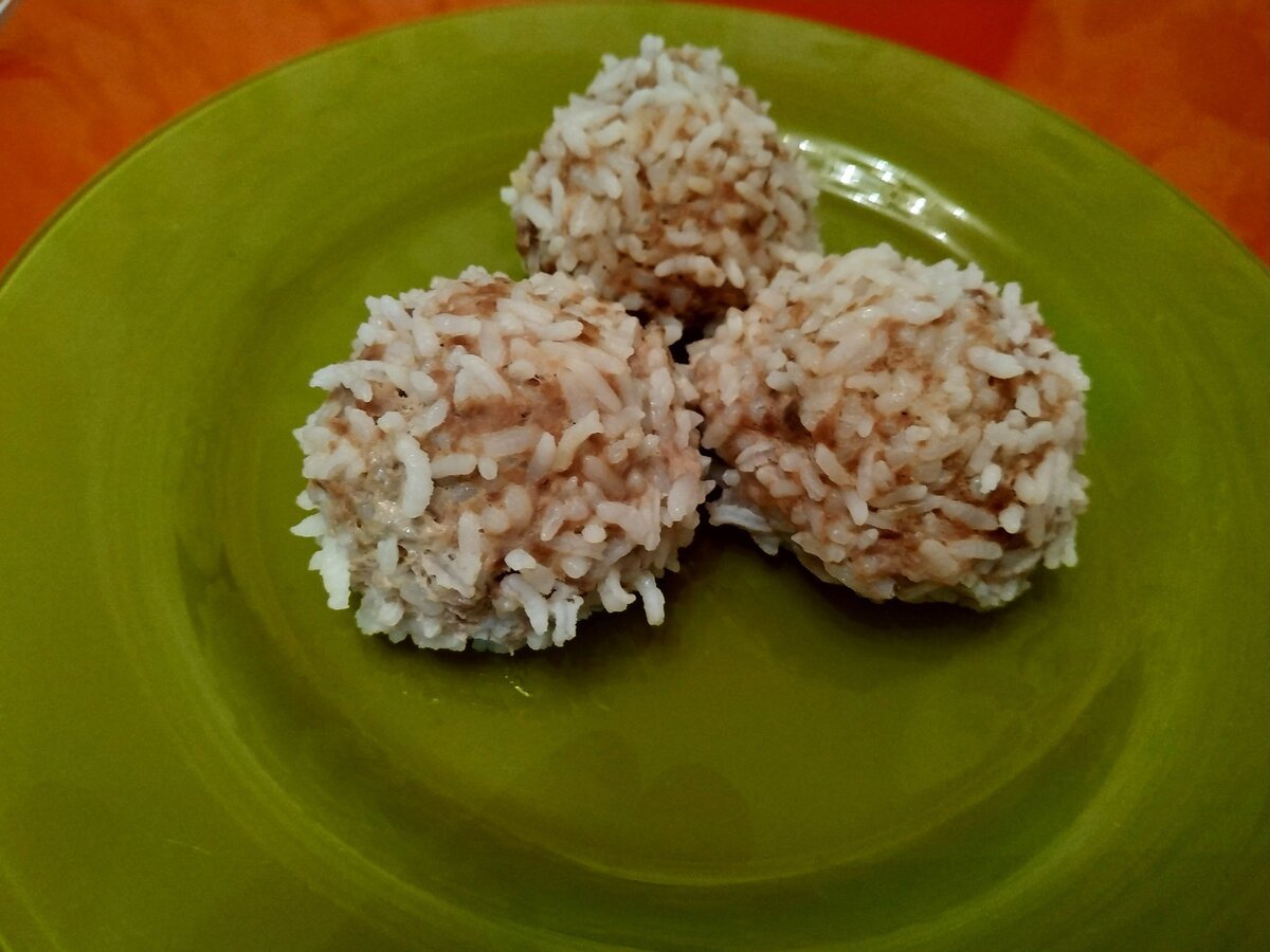 Ёжики из фарша с рисом