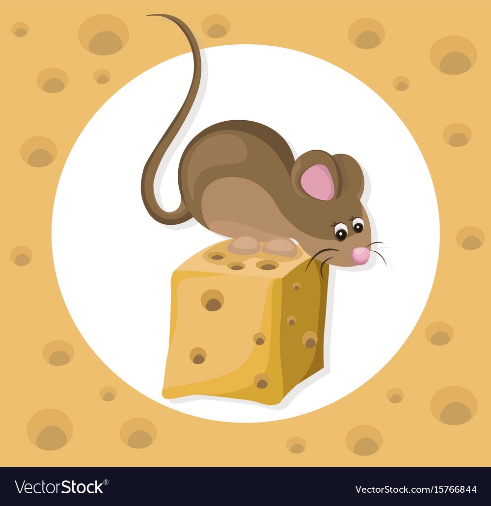 Норка мышки мультяшная