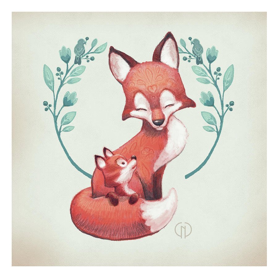 Мама лиса и Лисёнок