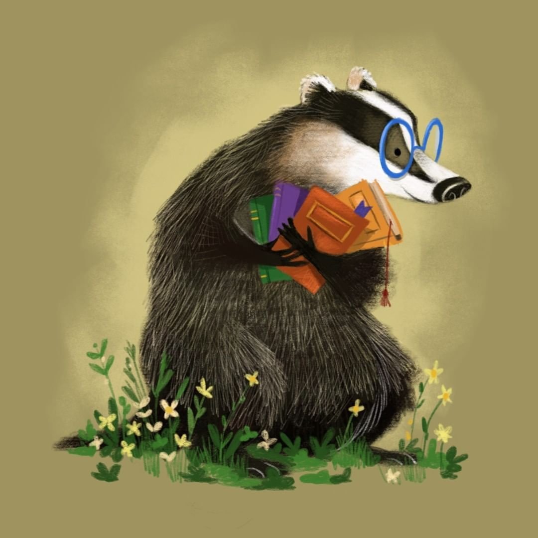 Веселый барсук